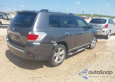 2012 Toyota Highlander Limited V6 z USA, uszkodzony, nr VIN 5TDYK3EH5CS087389
